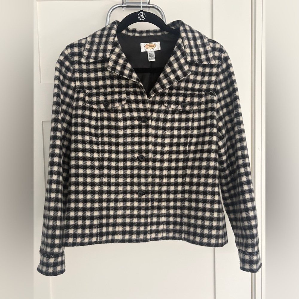 Talbots Checkered Blazer